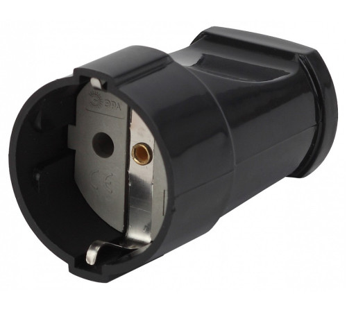 Розетка с заземлением Эра Rx2-B