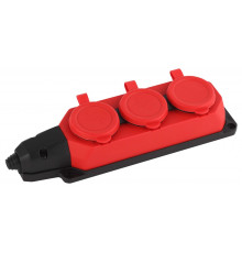 Колодка Эра  K-3e-RED-IP44