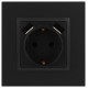 Розетка с заземлением и со шторкой и 2хUSB, без рамки Эра Эра Elegance 14-4109-05