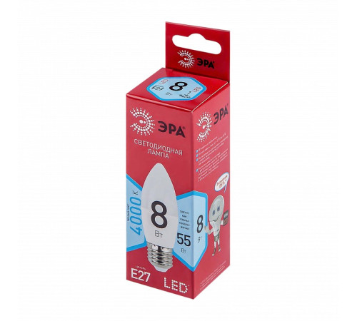 Лампа светодиодная Эра LED B35-8W-840-E27 R