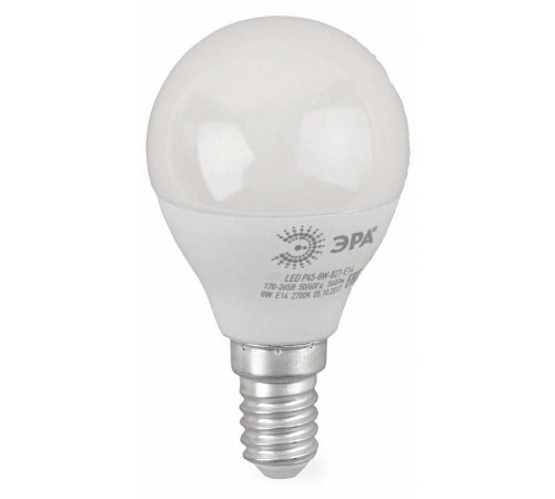 Лампа светодиодная Эра LED P45-8W-827-E14 R