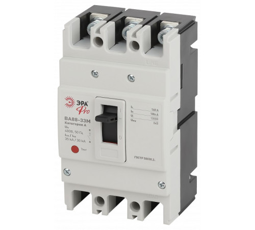 Автоматический выключатель 3P Эра ВА88-33М SVA20-3-0160-E