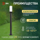 Наземный высокий светильник Эра НТУ 01-60-013