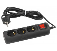 Удлинитель с выключателем Эра  UX-3es-3m-B