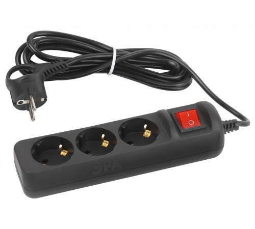Удлинитель с выключателем Эра UX-3es-3m-B