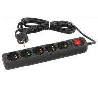 Удлинитель с выключателем Эра  UX-5es-1,5m-B