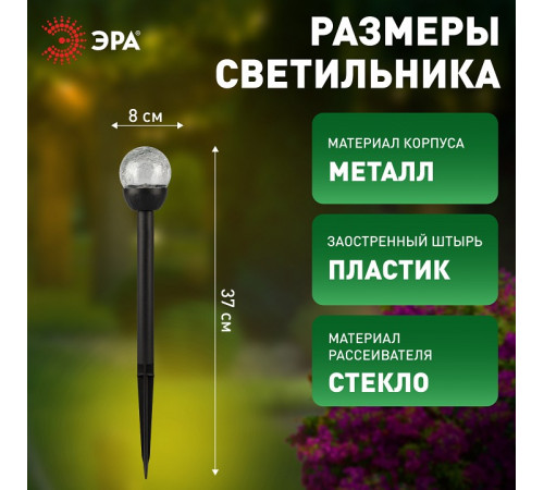 Наземный низкий светильник Эра ERASF23-15