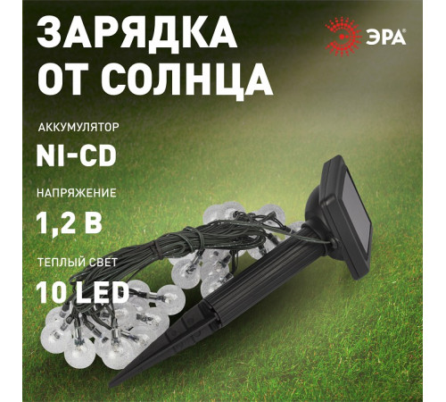 Гирлянда на солнечных батареях Эра ERASF23-20