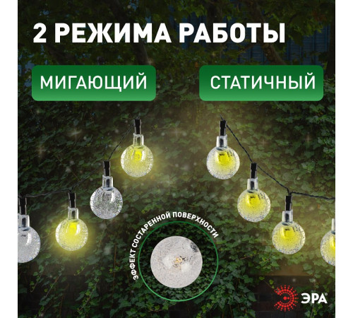 Гирлянда на солнечных батареях Эра ERASF23-20