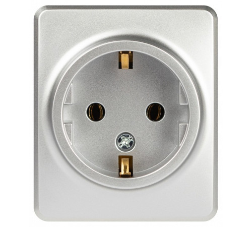 Розетка с заземлением и со шторкой Эра Эра Эксперт 11-2203-03