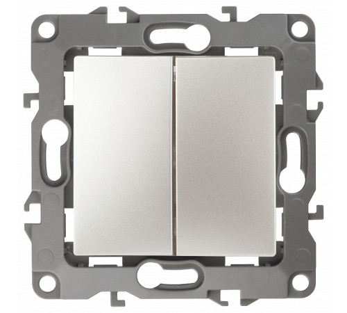 Переключатель перекрестный двухклавишный без рамки Эра Эра 12 12-1112-15