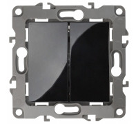 Переключатель перекрестный двухклавишный без рамки Эра Эра 12 12-1112-06