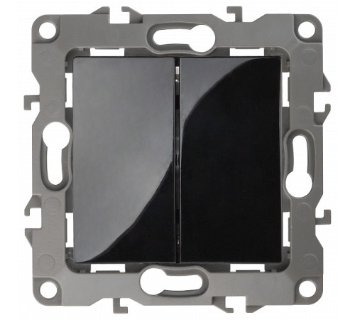 Переключатель перекрестный двухклавишный без рамки Эра Эра 12 12-1112-06