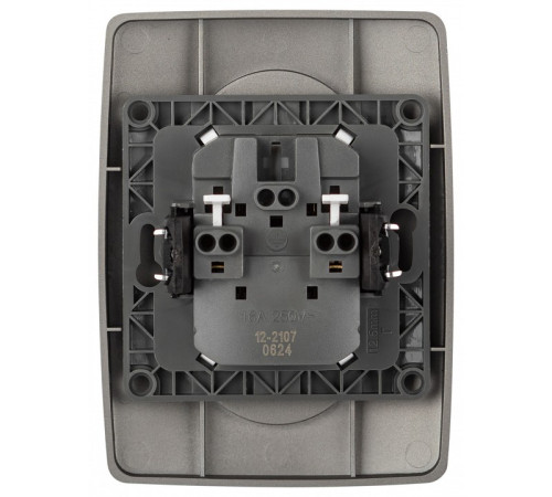 Розетка двойная без заземления Эра Эра 12 12-2107-16