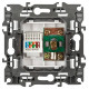 ТВ-розетка и розетка Ethernet RJ-45 без рамки Эра Эра 12 12-3110-01М