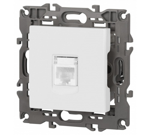 Розетка Ethernet RJ-45 без рамки Эра Эра Elegance 14-3107-01М