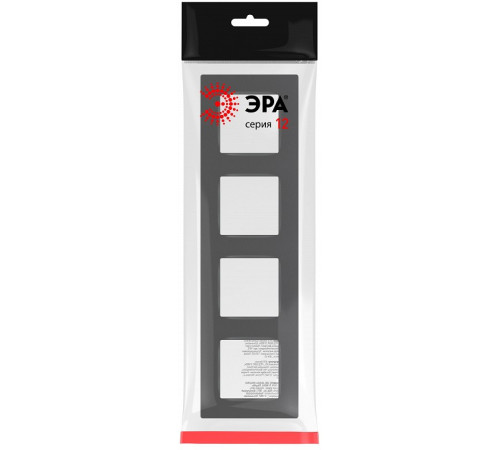 Рамка на 4 поста Эра Эра 12 12-5204-12