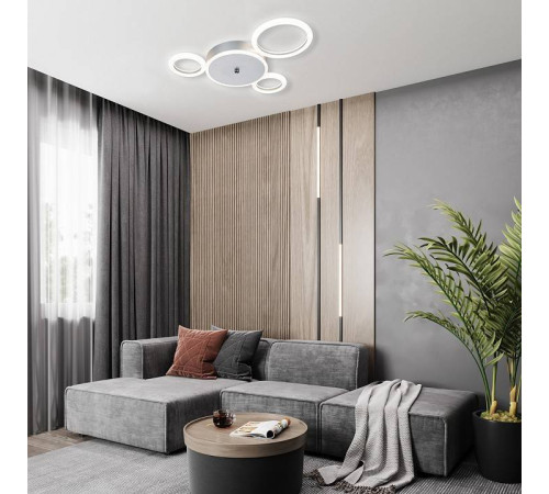 Потолочная люстра Escada Saturn 10268/4LED Silver