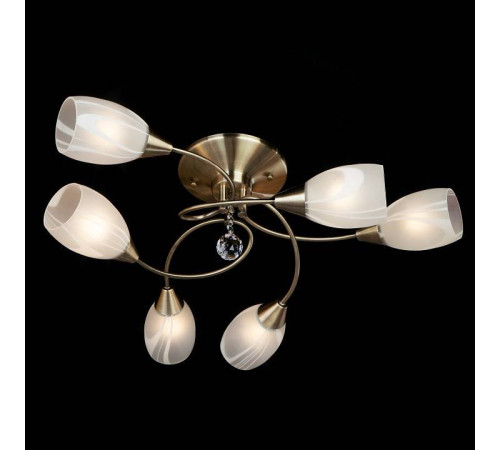 Потолочная люстра Eurosvet Virginia 2275/6 бронза античная
