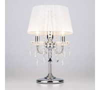 Настольная лампа декоративная Eurosvet Allata 2045/3T хром/белый настольная лампа
