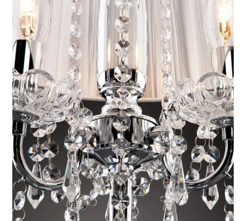 Настольная лампа декоративная Eurosvet Allata 2045/3T хром/белый настольная лампа