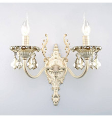 Бра Eurosvet Elisha 3281/2 белый с золотом/тонированный хрусталь Strotskis