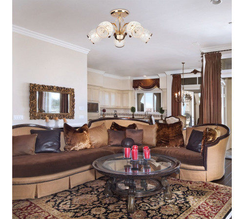 Люстра на штанге Eurosvet Gabriella 30026/5 золото