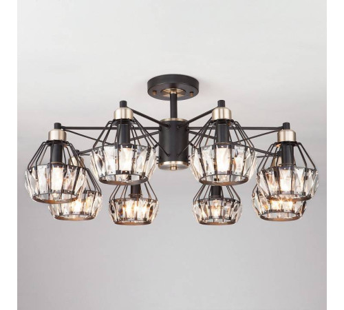 Люстра на штанге Eurosvet Lord 70075/8 черный