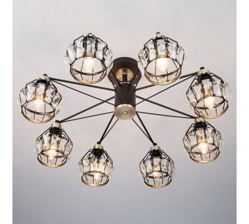 Люстра на штанге Eurosvet Lord 70075/8 черный