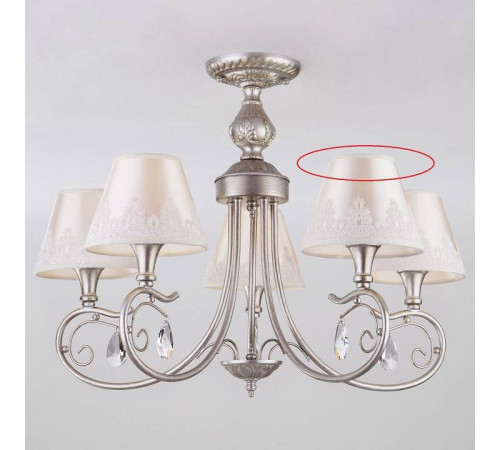 Люстра на штанге Eurosvet Incanto 60069/5 серебро