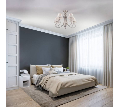 Люстра на штанге Eurosvet Incanto 60069/5 серебро