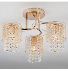 Люстра на штанге Eurosvet Bonnie 30137/3 золото 30137/3