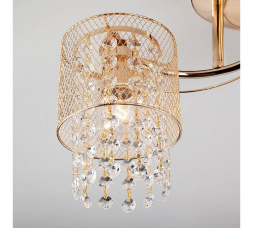 Люстра на штанге Eurosvet Bonnie 30137/3 золото 30137/3