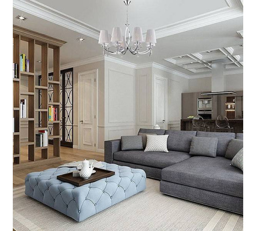 Подвесная люстра Eurosvet Valery 60079/8 хром