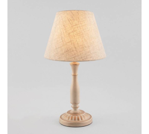 Настольная лампа декоративная Eurosvet London 01060/1 белый с золотом