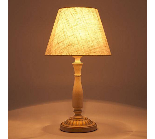 Настольная лампа декоративная Eurosvet London 01060/1 белый с золотом