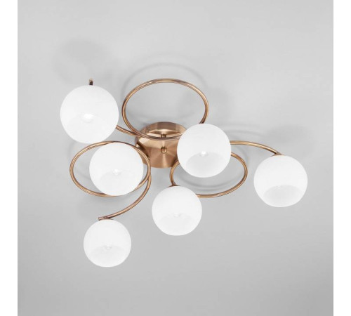 Потолочная люстра Eurosvet Alba 30144/6 античная бронза