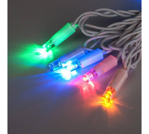 Гирлянда Нить Eurosvet 10м 100LED мультиколор с эффектом мерцания IP65 400-101