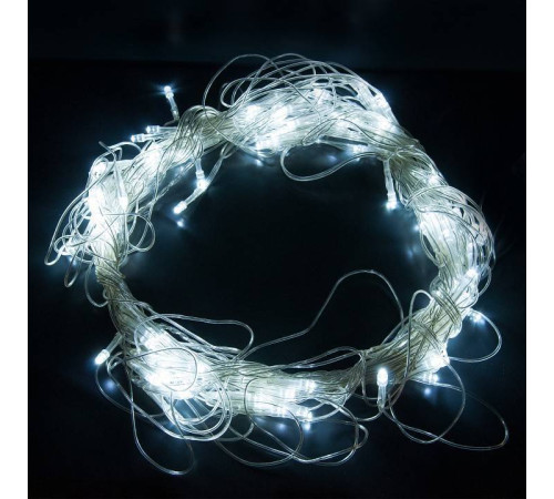 Гирлянда световая сеть Eurosvet 300-001 2x1.5 м IP20 теплый белый 300-001