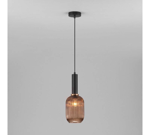 Подвесной светильник Eurosvet Bravo 50181/1 янтарь