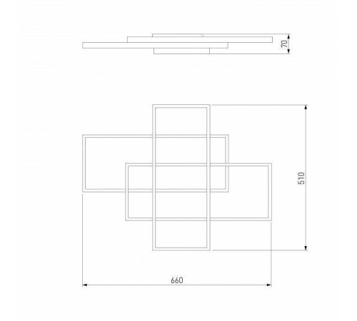 Потолочная люстра Eurosvet Direct 90177/3 белый 65W