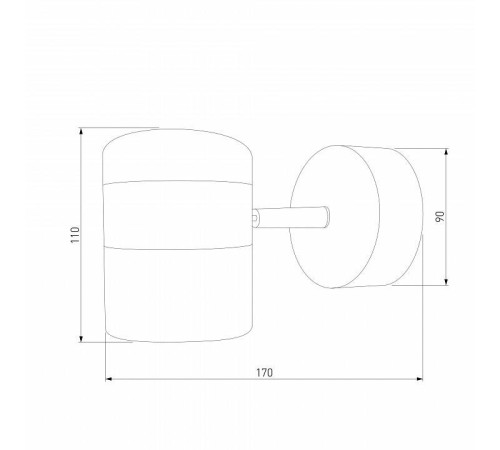 Бра Eurosvet Oskar 20165/1 LED хром/белый 9W