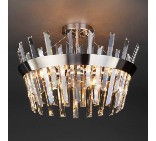 Светильник на штанге TK Lighting Steccato 10111/5 сатин-никель/прозрачный