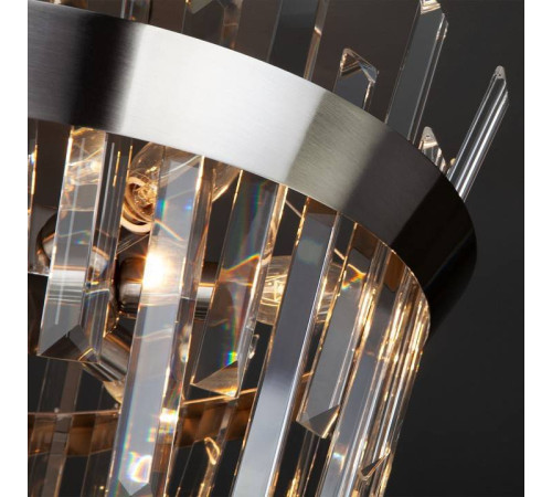 Светильник на штанге TK Lighting Steccato 10111/5 сатин-никель/прозрачный