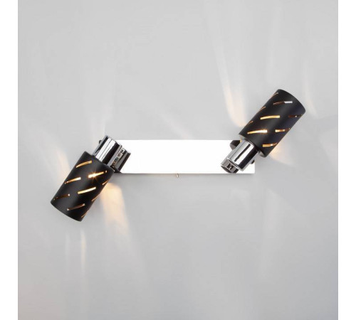 Бра Eurosvet Fente 20090/2 черный/хром