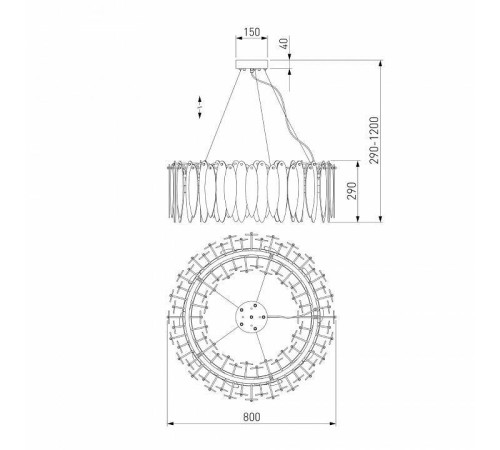 Подвесной светильник Bogate's Canaria 324/10
