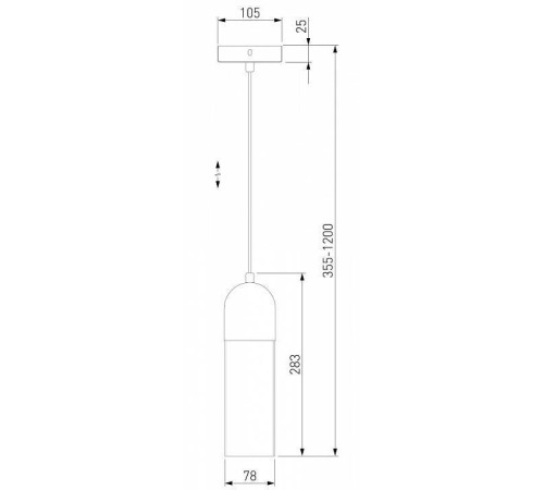 Подвесной светильник Eurosvet Airon 50180/1