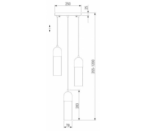 Подвесной светильник Eurosvet Airon 50180/3