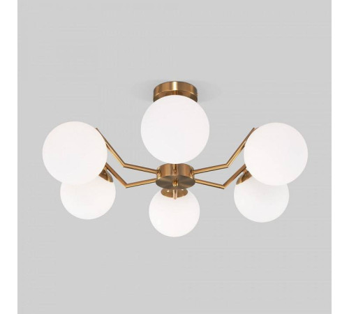 Люстра на штанге Eurosvet Frost 70154/6 латунь