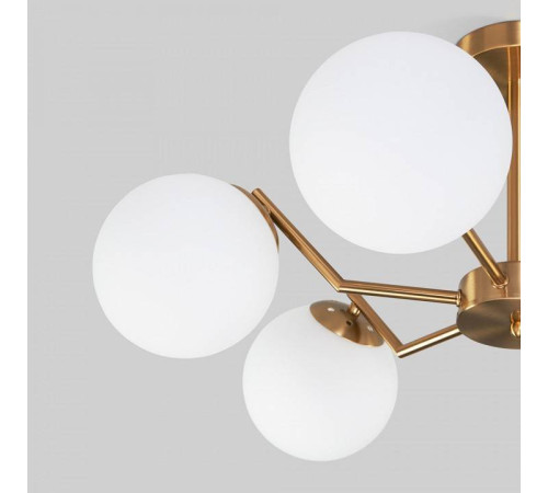 Люстра на штанге Eurosvet Frost 70154/6 латунь